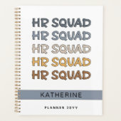 HRカスタム分隊の人事チームのギフト プランナー手帳 (正面)