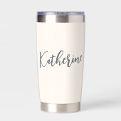 HRカスタム分隊の人事チームのギフト 保温保冷タンブラー (背面)