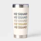 HRカスタム分隊の人事チームのギフト 保温保冷タンブラー (正面)