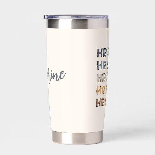HRカスタム分隊の人事チームのギフト 保温保冷タンブラー (右面)