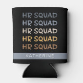 HRカスタム分隊の人事チームのギフト 缶クーラー (裏面)