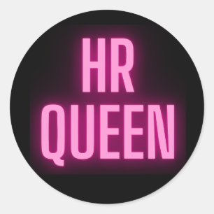 HRクイーン👸🏻👑シール ラウンドシール