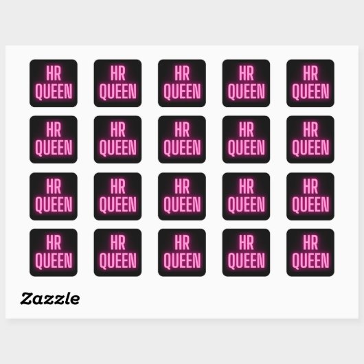 HRクイーン👸🏻👑 スクエアシール (シート)