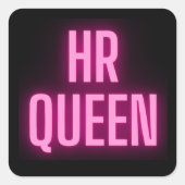 HRクイーン👸🏻👑 スクエアシール (正面)