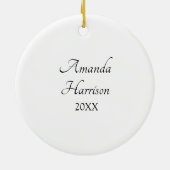 HRクリスマスオーナメント セラミックオーナメント (裏面)