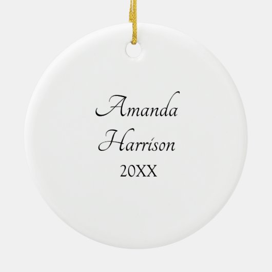 HRクリスマスオーナメント セラミックオーナメント (裏面)