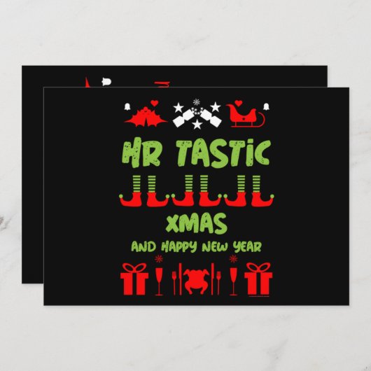 HRクリスマスプレゼントコーヒー シーズンカード (正面/裏面)