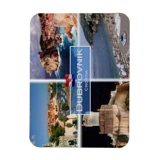 HRクロアチア – Dubrovnik - マグネット (縦)