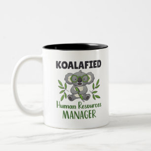 HRスペシャリスト(Koalafied Human Resources Manager) ツートーンマグカップ