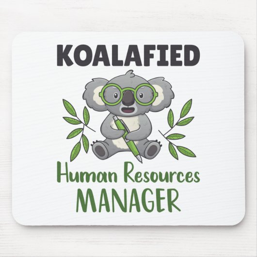 HRスペシャリスト(Koalafied Human Resources Manager) マウスパッド (正面)