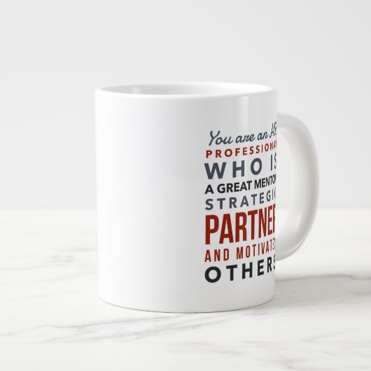 HRプロフェッショナルマグ ジャンボコーヒーマグカップ (正面右)