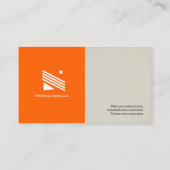 HRマネージャ – シンプルエレガントスタイリッシュ 名刺 (裏面)