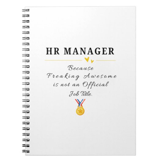 HRマネージャ ノートブック (正面)
