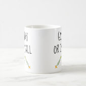 HR事務遠くにのユーモアを呼びまおもしろいす コーヒーマグカップ (中央)