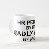 HR人の致命的な忍者 コーヒーマグカップ (正面左)