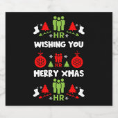 HR企業のクリスマスギフト ビールラベル (シングルラベル)