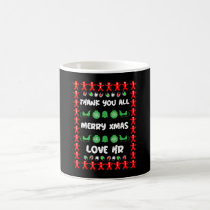 HR企業のクリスマスプレゼント コーヒーマグカップ