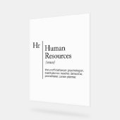 HR定義辞書 アクリルサイン (傾斜)