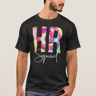 HR部 タイ・ダイ 初秋の学校 女性の感謝 Tシャツ