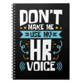 HR音声の人事管理を使用しない ノートブック (正面)