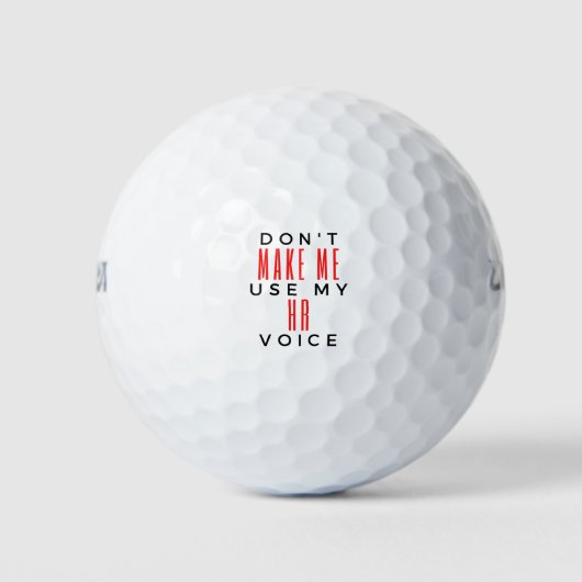 HR音声を使用しない2 ゴルフボール (正面)