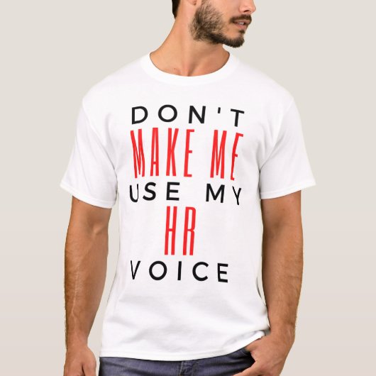 HR音声を使用しない2 Tシャツ (正面)