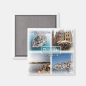 HR0029 Euope、クロアチア、Rovinj、冷蔵庫 マグネット (正面/裏面)