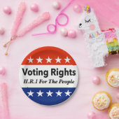 Hr1国民法の議決権 ペーパープレート (パーティー)