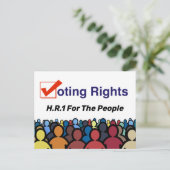 Hr1国民法の議決権 ポストカード (スタンド正面)