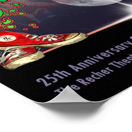 HR25周年記念ポスターとコンサート日時 ポスター (角)