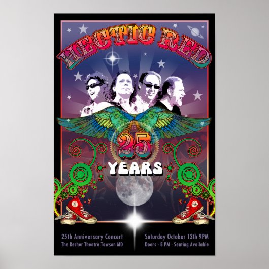 HR25周年記念ポスターとコンサート日時 ポスター (正面)