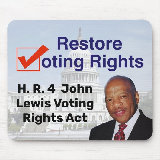 HR4 John Lewis議決権法 マウスパッド (正面)