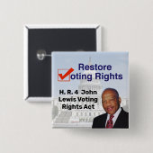 HR4 John Lewis議決権法 缶バッジ (正面&裏面)