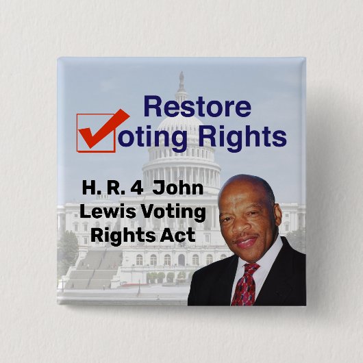 HR4 John Lewis議決権法 缶バッジ (正面)