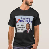 HR4 John Lewis Voting Rights Act Tシャツ (正面)