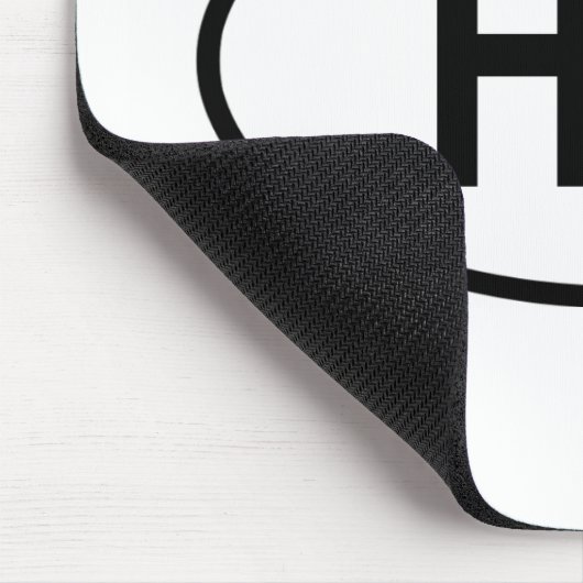 "HR"クロアチア マウスパッド (コーナー)