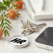 HR – 人事部門 – プレミアム キーホルダー (側面)