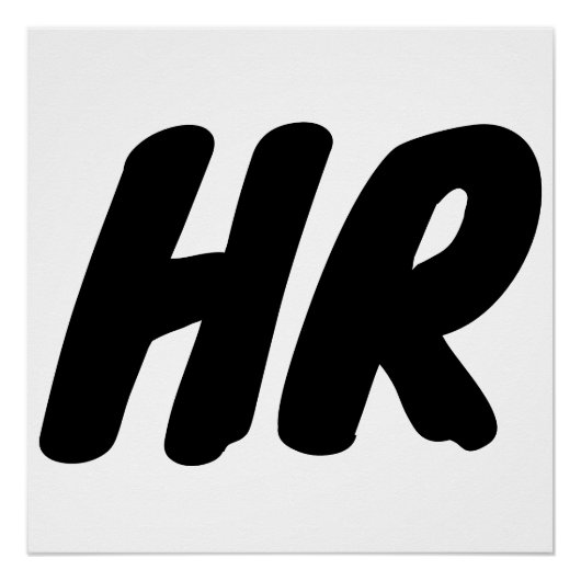 HR – 人事部 –  ポスター (正面)