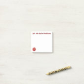 HR – 問題を解決。カスタム ポストイット (デスク上)