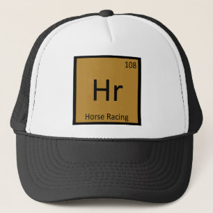 Hr - 競馬スポーツ化学周期表 キャップ