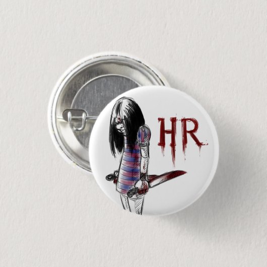 hr 缶バッジ (正面&裏面)