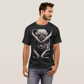 HR Giger inspirerte D Ukiyo-e von Musashi, japani Tシャツ (正面フル)