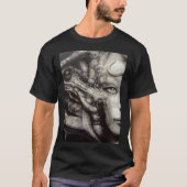 HR Giger - Li (詳細) Tシャツ (正面)