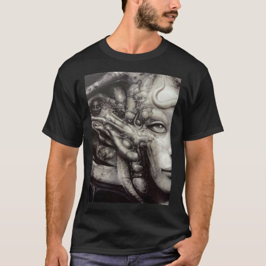 HR Giger - Li (詳細) Tシャツ (正面)