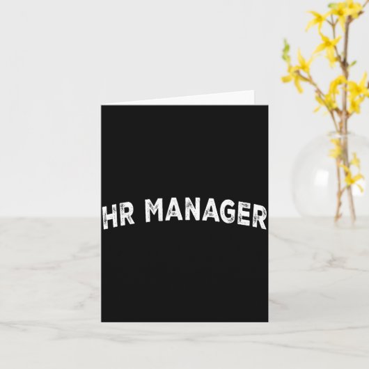 Hr Manager カード (黄色い花)