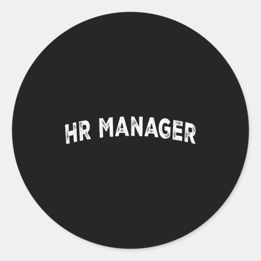 Hr Manager ラウンドシール (正面)