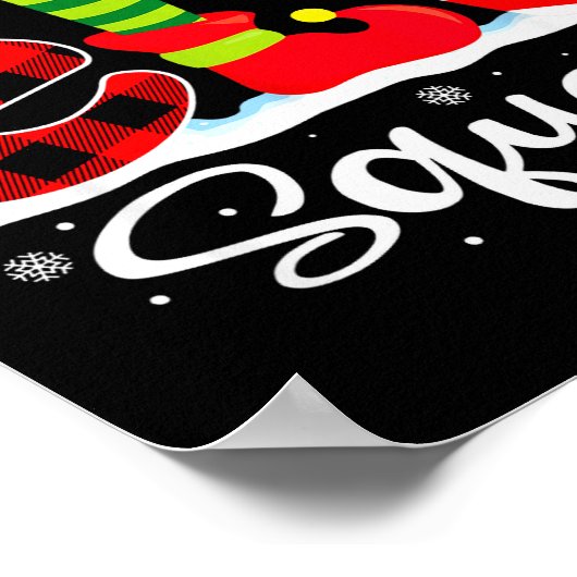 Hr Manager Elf Squad Christmas Recruiter Matching  ポスター (角)