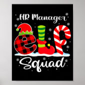 Hr Manager Elf Squad Christmas Recruiter Matching  ポスター (正面)