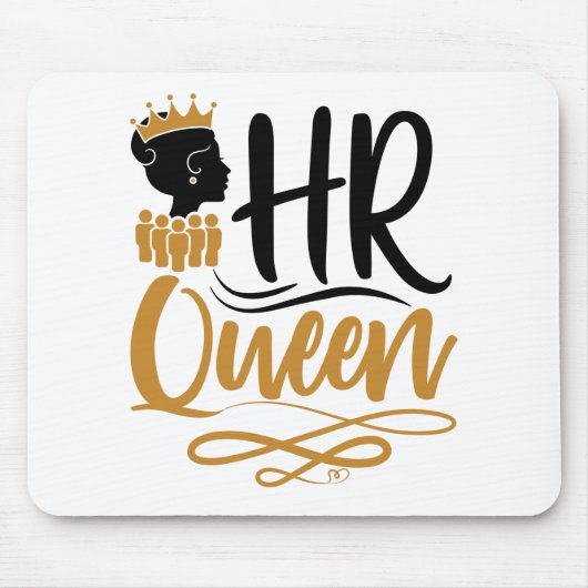 HR Queen人事担当女性 マウスパッド (正面)