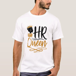 HR Queen人事担当女性 Tシャツ
